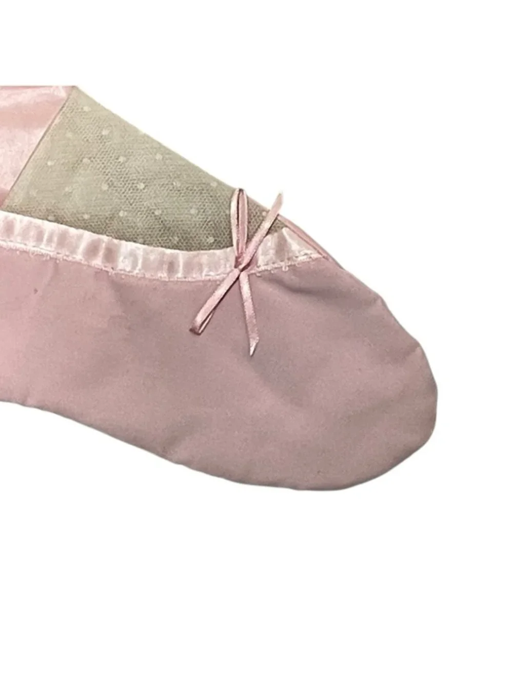 Vintage Hallmark 1984 Ballet Slipper Christmas Stocking Pink 18